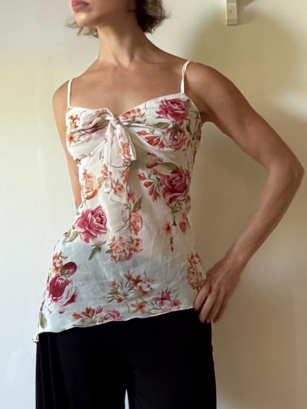 Asymetrical 2000s sheer top— San Francisco